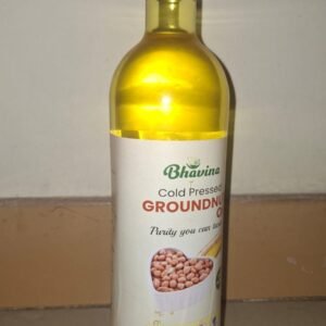 P016 - Bhavina Groundnut Oil 1 Ltr (Woodpressed)