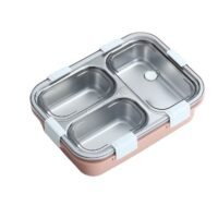 3 Section Steel Lunch Box