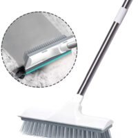 2 in 1 White Bathroom Brush