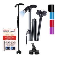 LED Light Folding Walking Stick
