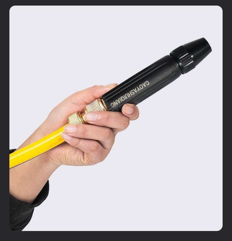 Water Spray Gun Nozzle Black