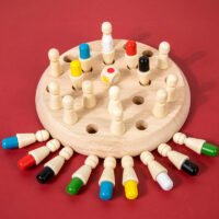 Wooden Memory Chess Game